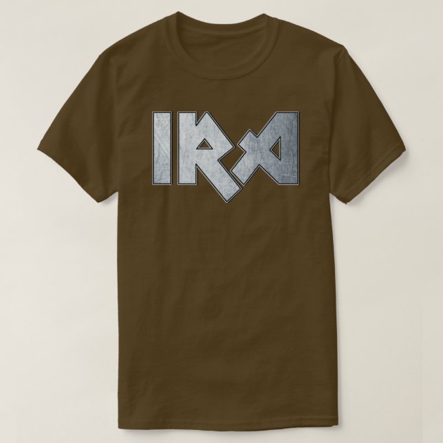 Camiseta Ira metalizado fuerte (Diseño del anverso)