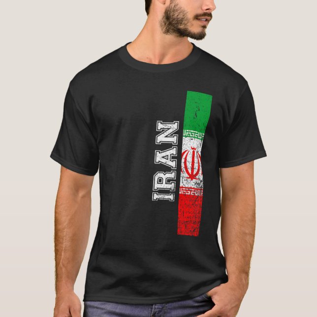 Camiseta Irán: Apoyo a país del orgullo iraní (Anverso)
