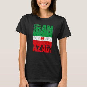 Camiseta Irán Azadi libera a Irán de la cita de la libertad