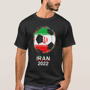 Camiseta Irán Bandera 2022 Apoya al equipo de fútbol iraní