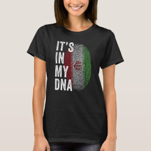 Camiseta Irán está en mi ADN huella digital iraní