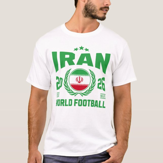 Camiseta Irán Fútbol 2026 (Anverso)