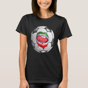 Camiseta Irán: Hinchas de fútbol fanáticos de la boca de la