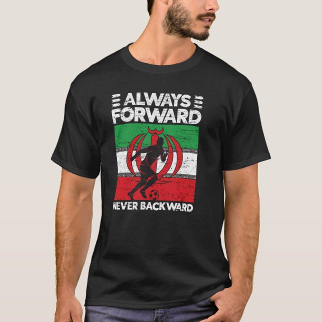 Camiseta Irán: Irán: Bandera iraní persa Irán, remonta al f (Anverso)