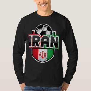 Camiseta Irán: Irán: Bandera iraní persa Irán, remonta al f