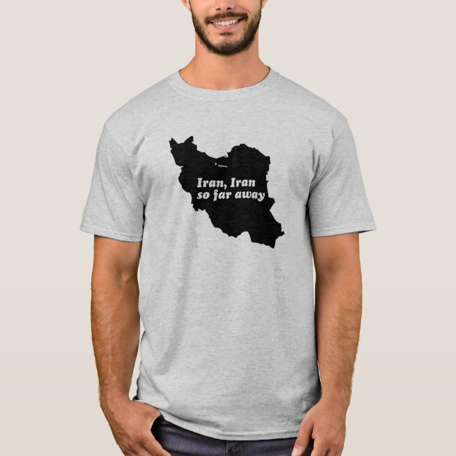 Camiseta Irán, Irán hasta ahora lejos (Anverso)