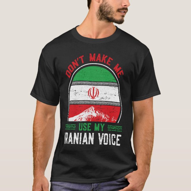 Camiseta Iran Iranian Persian Irani Flag Iran Roots Farsi I (Anverso)