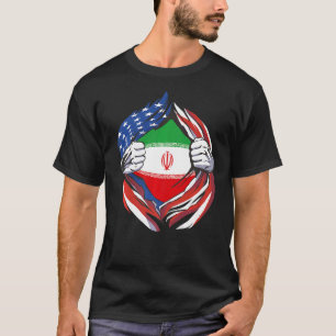 Camiseta Irán: La bandera estadounidense orgullosa de mi he