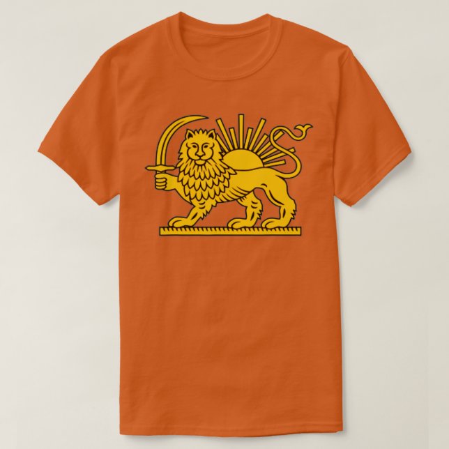 Camiseta Irán Leon Sun Achaemenid Imperio Safávida Dinastía (Diseño del anverso)