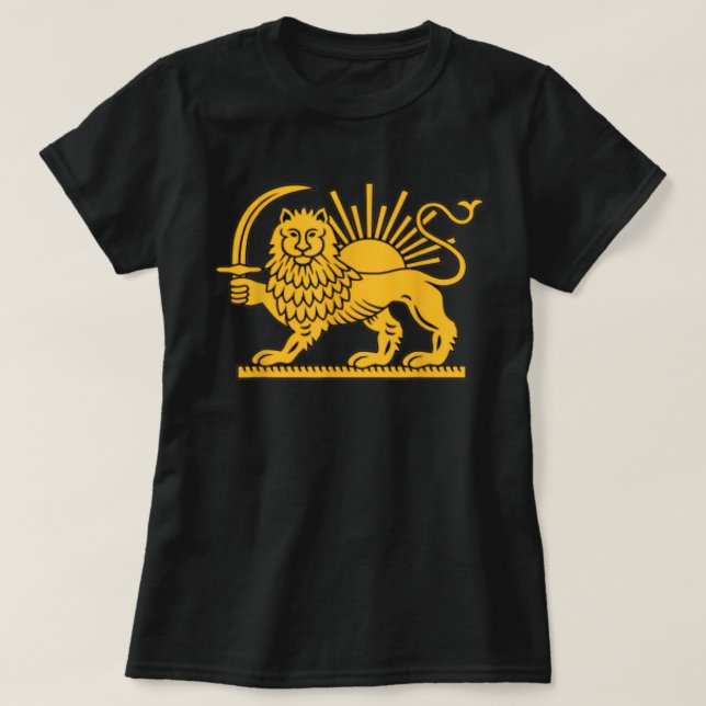 Camiseta Irán Leon Sun Achaemenid Imperio Safávida Dinastía (Diseño del anverso)