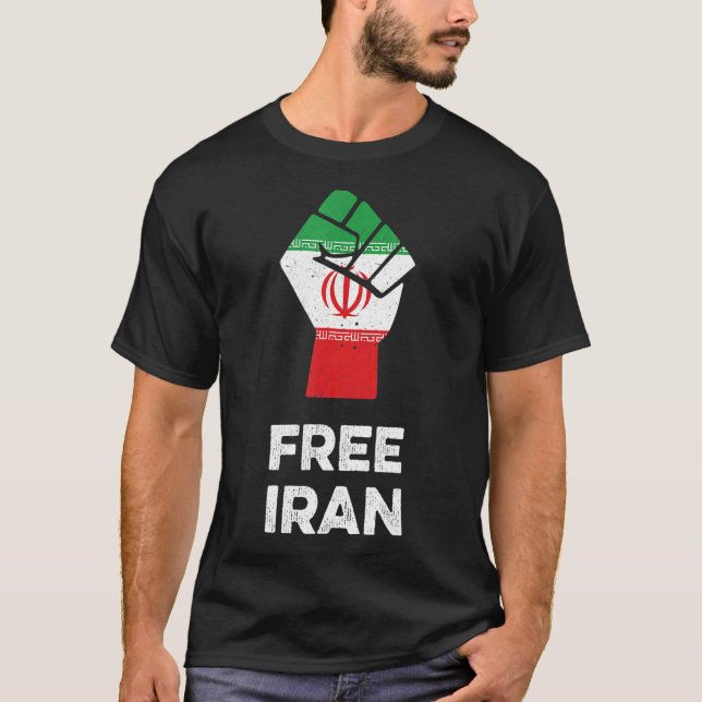 Camiseta Irán: Libertad para la igualdad feminista de los c (Anverso)