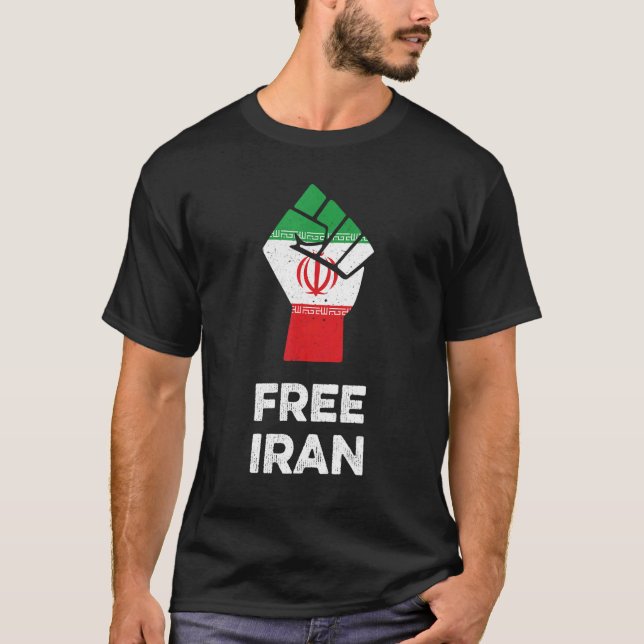 Camiseta Irán: Libertad para la igualdad feminista de los c (Anverso)