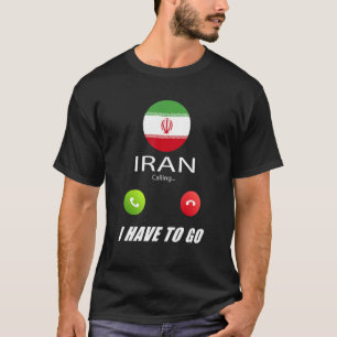 Camiseta Irán: Recuerdos de bandera llaman a Irán