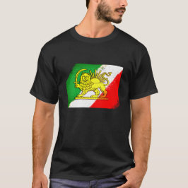 Camiseta Irán vintage, bandera persa con león, Shah de Irán