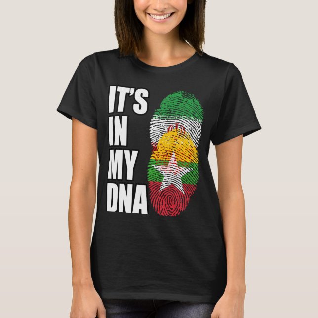 Camiseta Iraní y birmano mezclan patrimonio de ADN (Anverso)