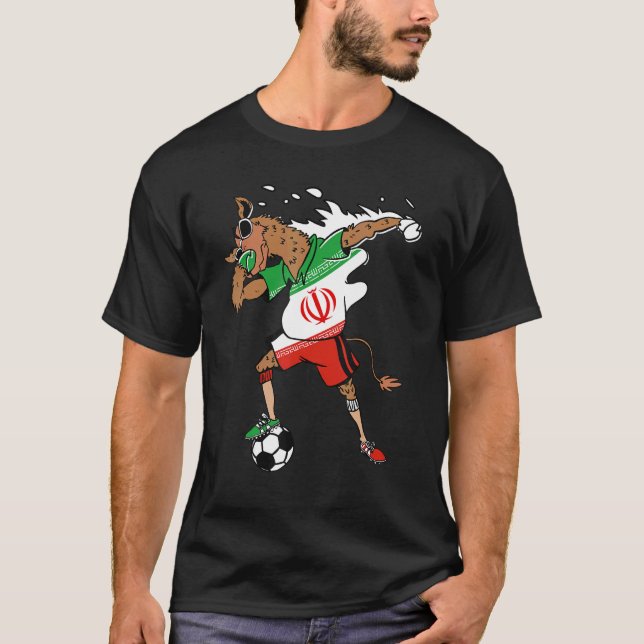 Camiseta Iranian Camel Iran Flag Soccer Teheran Football Pl (Anverso)
