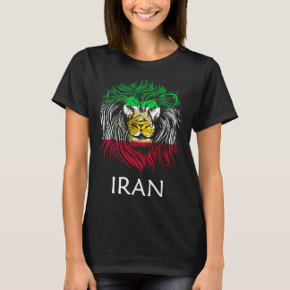 Camiseta Iranian Lion Head Flag Iran