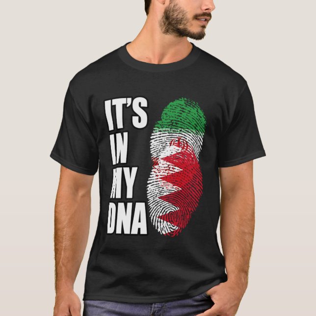 Camiseta Iraníes y bahreiníes mezclan patrimonio de ADN (Anverso)