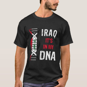 Camiseta Iraq Está En Mi Adn Orgullosa Bandera Iraquí