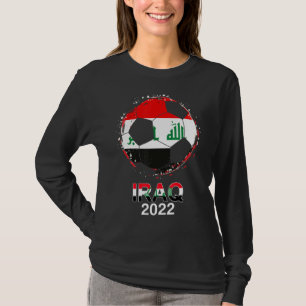Camiseta Iraq Flag 2022 Supporter Equipo iraquí de fútbol