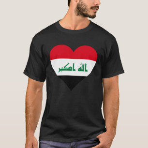 Camiseta Iraq: La bandera de Irak obsequia a Irak