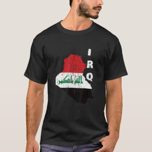 Camiseta Iraq Mapa Iraq Bandera Iraq Bandera Iraq Bandera I