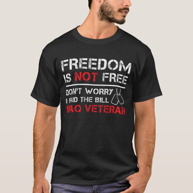 Camiseta Iraq Veterano OIF OEF Estados Unidos Libertad Iraq (Anverso)