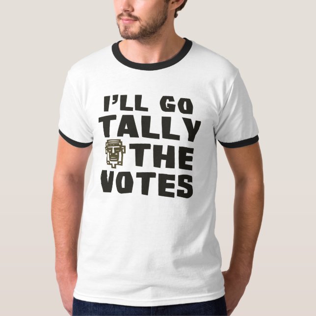 Camiseta Iré cuenta los votos (Anverso)