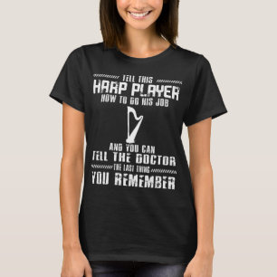 Camiseta Irel, músico Harp Irish Music Instruments