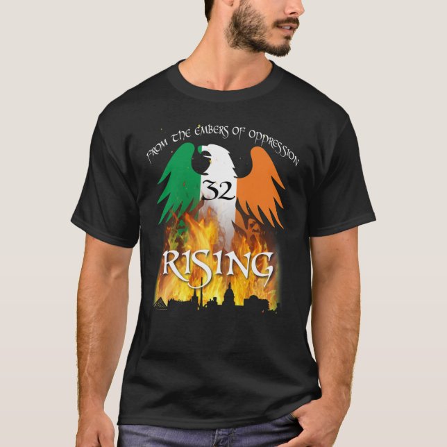 Camiseta Ireland  32 Rising  United Ireland49 (Anverso)