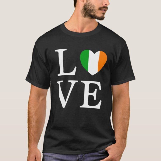Camiseta Ireland Flag Travel Vacation St Patrick s Day Iris (Anverso)