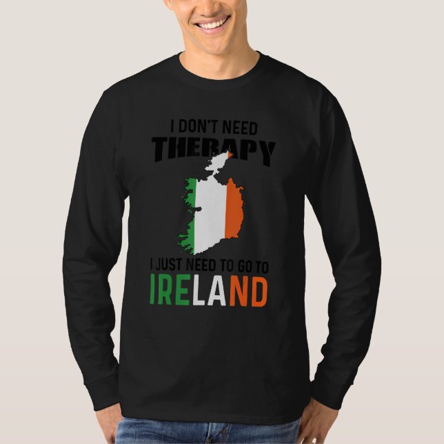 Camiseta Ireland Irishman Irish Map Irish Flag St Patricks  (Anverso)