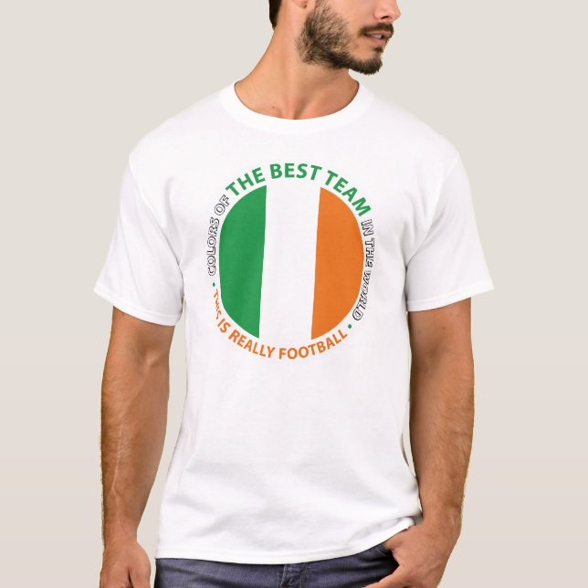 Camiseta Ireland Irlanda Art Shield (Anverso)