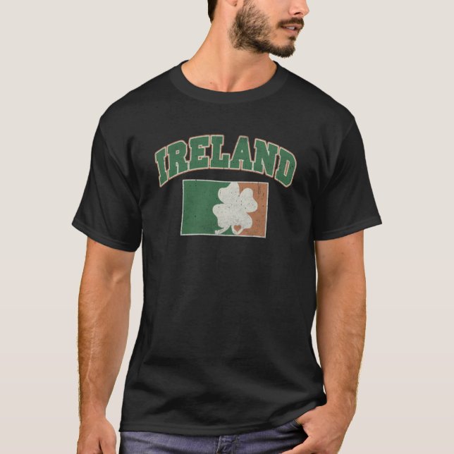 Camiseta Ireland Lucky Shamrock Happy St Patrick's Day C Ir (Anverso)