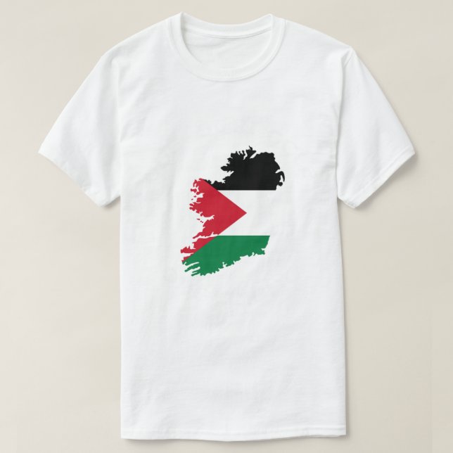 Camiseta Ireland Palestine - One Struggle, One Fight Premiu (Diseño del anverso)