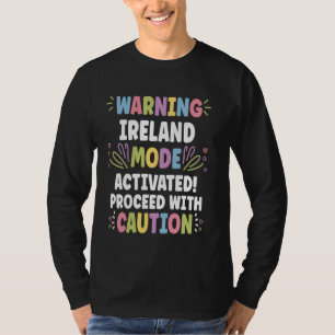 Camiseta IRELAND Personalizado Nombre Funny Cute Personaliz