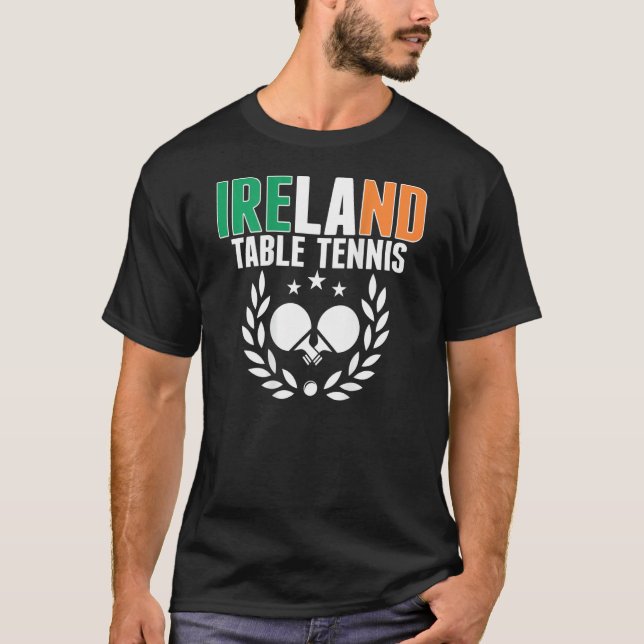 Camiseta Ireland Ping Pong     Irish Table Tennis Team Supp (Anverso)