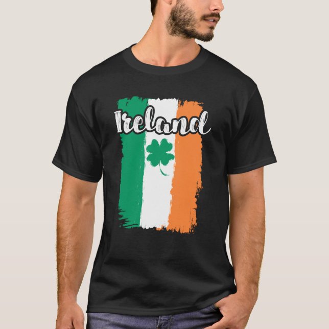 Camiseta Ireland shamrock St Patrick's Day (Anverso)