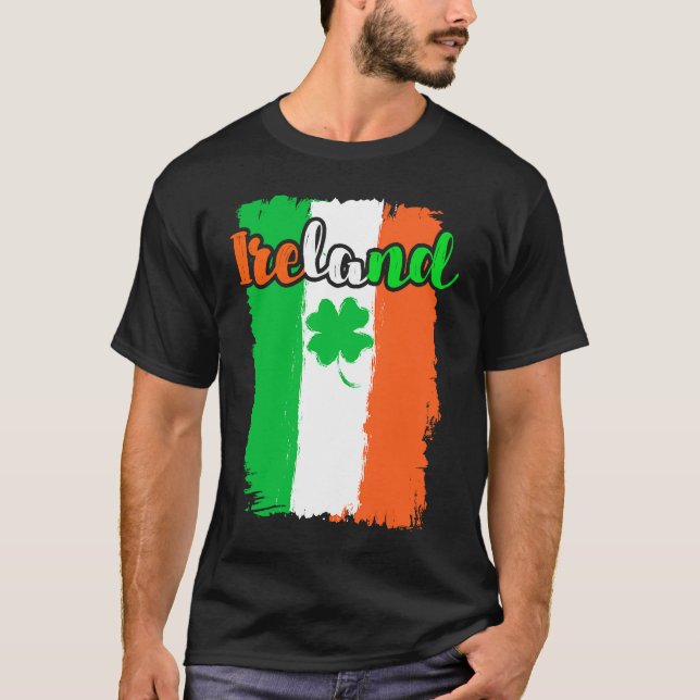 Camiseta Ireland shamrock St Patrick's Day  1 (Anverso)