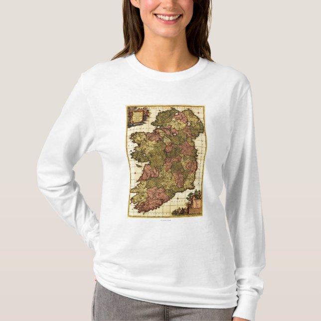 Camiseta IrelandPanoramic MapIreland (Anverso)