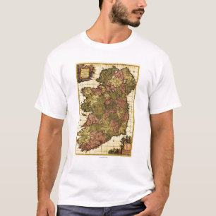Camiseta IrelandPanoramic MapIreland