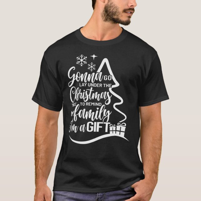 Camiseta Iremos Bajo El Árbol De Navidad (Anverso)