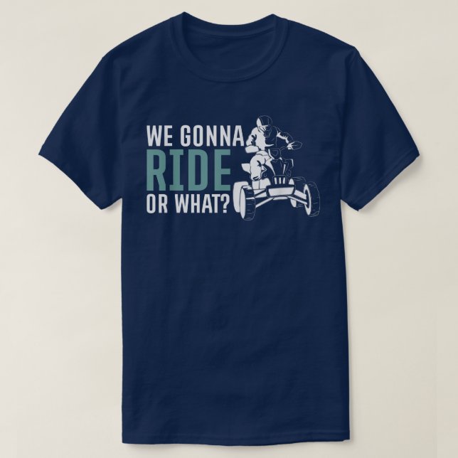 Camiseta Iremos En Bicicleta O En Cuádruple (Diseño del anverso)