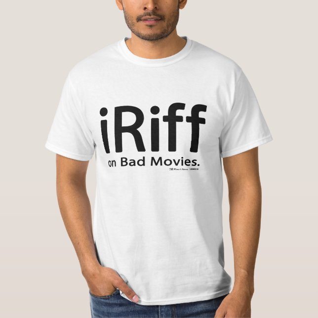 Camiseta iRiff (en malas películas) (Anverso)