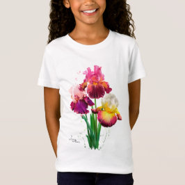 Camiseta Iris con barba y salpicaduras de pintura acuarela