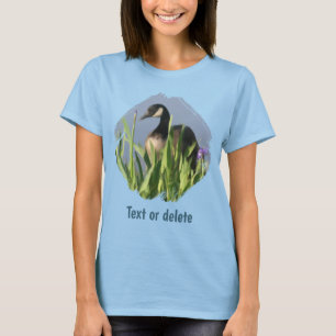 Camiseta Iris de ganso de Canadá Arte animal personalizado
