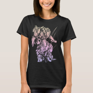 Camiseta Iris Digital Art Sketch Transparshirt