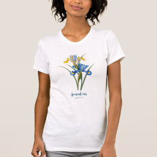Camiseta Iris español de Pierre-Joseph Redouté