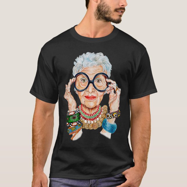 Camiseta Iris Fashion Apfel es, en última instancia, una fo (Anverso)