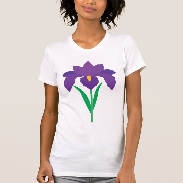 Camiseta Iris Flower (Anverso)